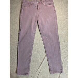 American Eagle Next Level Stretch Skinny Jeans Mauve Pink 8 X-Short
